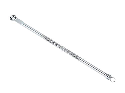 Stainless Blackhead Comedone Facial Acne Cleaner Double Ends Stainless Steel Pimple Blackhead Remover Acne Extractor Remover Tool Safety Tool_ with one years guarantee of satisfaction and quality