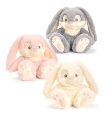 22cm Keeleco Patchfoot Rabbits 3 Asstd
