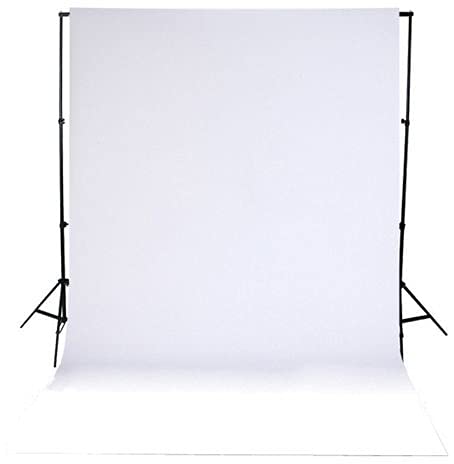 White color studio photography background fabric Photo background backdrop White 3x3