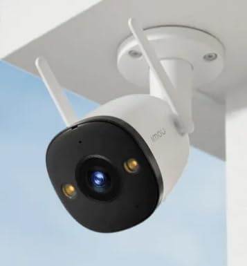 Imou Bullet 2E 5MP Outdoor Security Camera, AI Detection, Full-Color Night Vision, Two-Way Talk, and IP67 Weatherproof