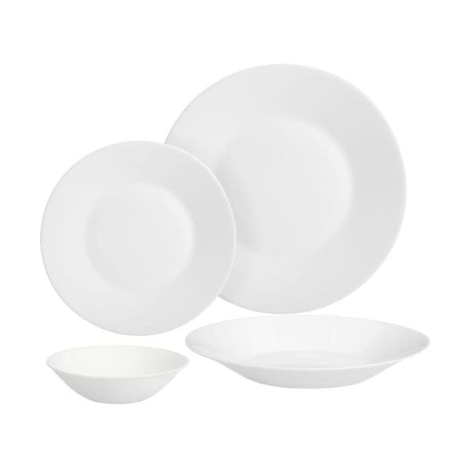 Tableware Dinner Set - 24 Pieces - White