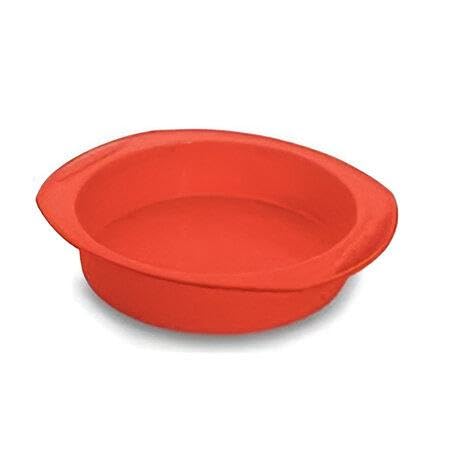 Non-Stick Silicone Baking Mold - Durable Round Tray for Homemade Cakes, Breads, and Meat Patties, Random Hue