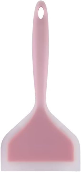 Pink Silicone Pancakes Spatula,Wide Pancakes Spatula for Eggs Fish Pizza and Steak Shovel Omelette Spatulas for Nonstick Cookware,Heat Resistant Kitchen Flipper Spatulas for Cooking Utensils