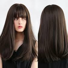 ECIF Long Hair Personality Fluffy Curly Hair Wig For Women Es