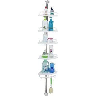 Generic 4-Shelf Modern Bathroom Corner Shelf