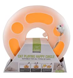 Nanbil Orange Happy Circle Cat Thrill Toy