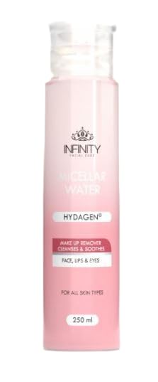 Infinity Micellar Water Make Up Remover Cleanses & Soothes For Face Lips & Eyes For All Skin Types 250 Ml