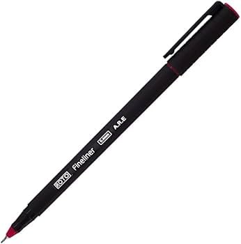 Roto Fineliner Fountain Pen - Red - Fine Point 0.4 mm