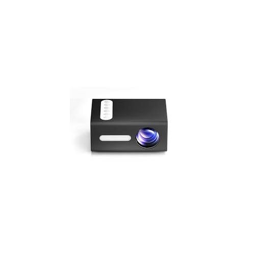 Mini Portable LED Projector for On-the-Go Entertainment, Lightweight and Compact Design, Supports HDMI and USB Inputs for Versatile Connectivity, Ideal for Movies and Gaming, Black
