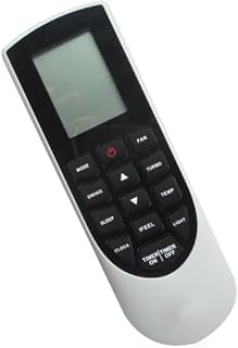 Remote Control Compatible with York Air Conditioner Remote Control Black White Replacement Air Conditioner Controller
