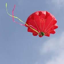 Flying Umbrella Toy Throwing Parachute - pair