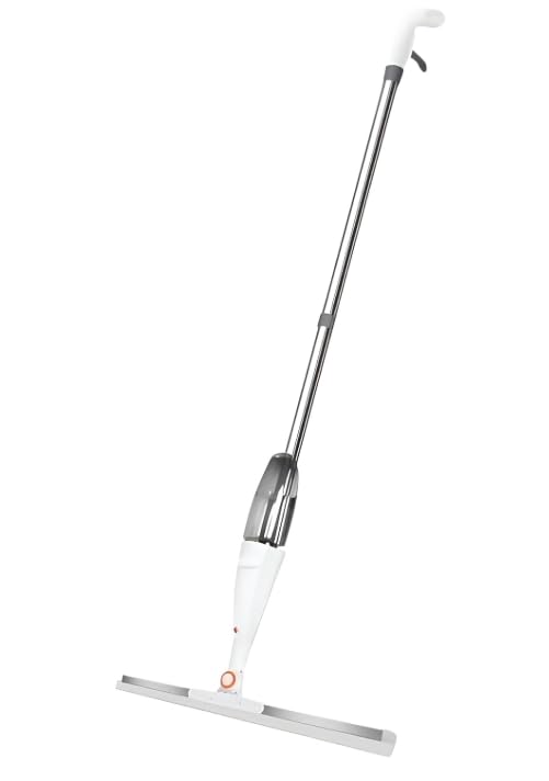 Flexible Cleaning Tool - 360° Smart Mop with Built-In Spray Tank, Ergonomic Hanging Design, and Sturdy Stainless Steel Handle for Quick and Effective Cleaning of Various Surfaces