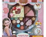 Kids Makeup Toy Set with Cosmetic Case, Pretend Play Beauty Kit for Girls