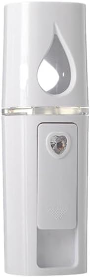 Nano Mist Sprayer Portable Facial Steamer, Ultrasonic Hydration, 20 Ml Water Tank, Usb Rechargeable Handheld Skin Mister For Travel And Home (White)
