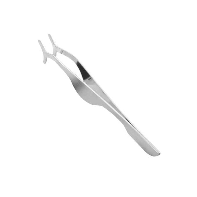 Stainless Steel Eyebrow Tweezers And Eyelashes Attachment 1 Pcs