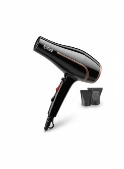 Professional MO-7170 Hair Dryer with Ionic Technology, Fast Drying, Hot & Cold Air Settings, Detachable Nozzle, Overheat Protection, Suitable for Home and Salon Use