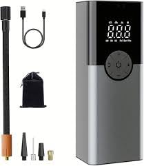 Digital Tyre Pressure Gauge with LED Display, 150 PSI Maximum, Black
