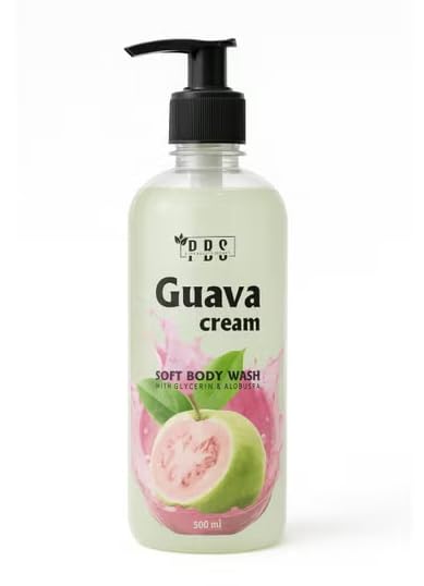 PBS Guava Cream Soft Body Wash with Glycerin & Aloe Vera - 500ml