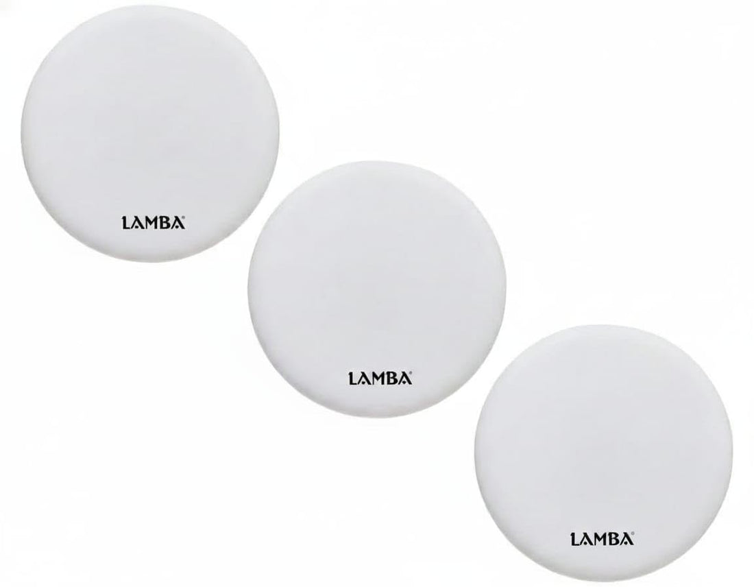 LAMBA SRF 40W Round LED Outdoor Floodlight 3 Pack, Bright White 7000k, 4000 Lumens, 90% Energy Saving, 30,000 Hours Lifespan, Weather Resistant