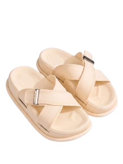 Comfortable and Practical Women's Slippers – Lightweight Material Slip On – Suitable for Daily Use, Outings and Trip (Code M7402) MS