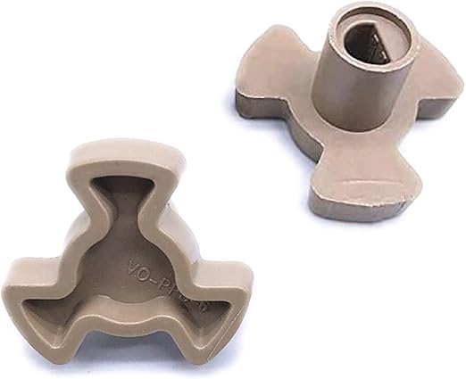 Microwave Turntable Connector, 0.59" Microwave Shaft, Small Microwave Oven Guide Pulley Support Coupler Tray Shaft, Glass Tray Motor Coupling Replacement - 0.6" Shaft