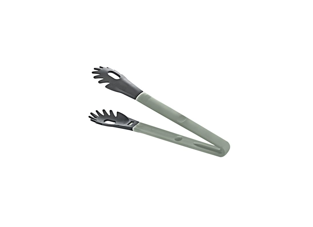 Spaghetti & Salad Serving Tongs – Heat-Resistant Nylon Kitchen Tongs for Easy Pasta, Noodle & Vegetable Handling – Ideal for Everyday Cooking & Serving – 27cm (Green)