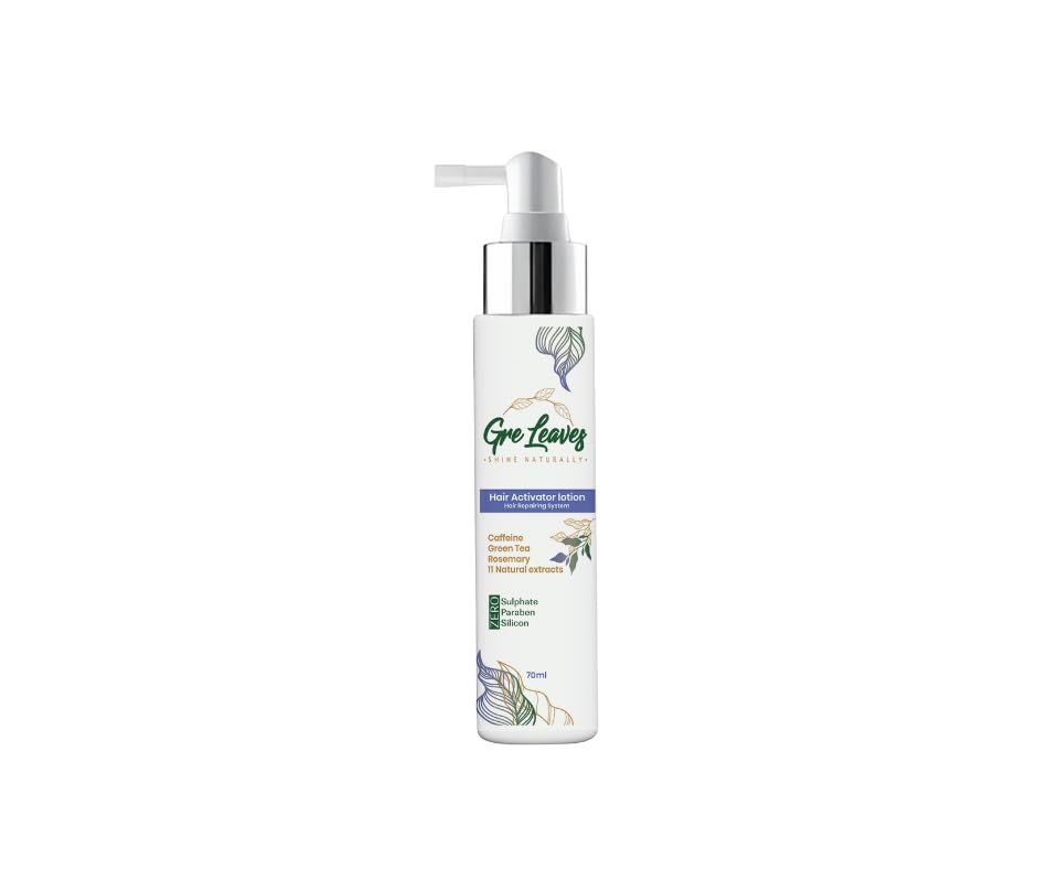 GreLeaves Hair Activator Lotion anti hair loss hair repairing system for natural,colloured & damaged hair completely stop hair loss in only 21 days hair perfume