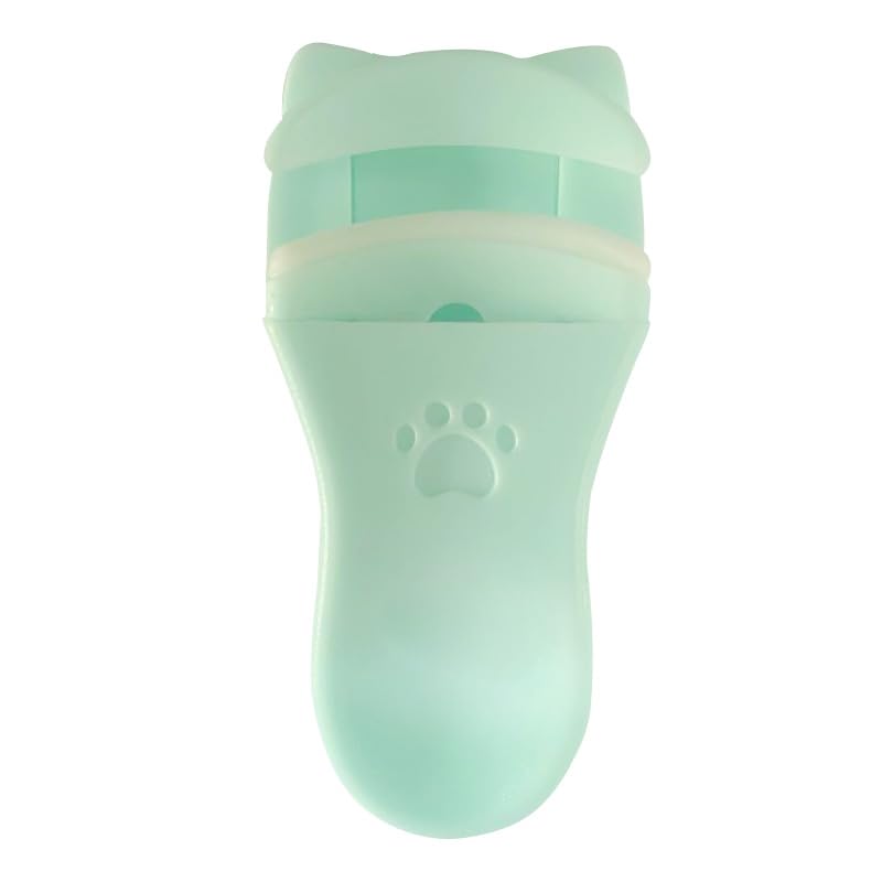 Practical Eyelash Curler, Elegant Design, Soft Silicone Pad, Natural and Stable Curl, Compact Size, Perfect for Daily Use and Travel (Green)