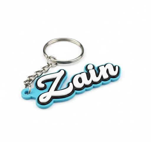 Zain Keychain - Personalized Name Keychain - "Zain" Personalized Gift for Friends, Family, Lovers, Best Friend, Birthday, Anniversary, Graduation, Christmas, Valentine's Day, Keepsake Jewelry