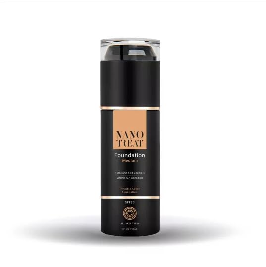 NANO TREAT FOUNDATION SPF30(MEDIUM) 30ML Nano Treat Foundation SPF30 (Medium) 30ml
