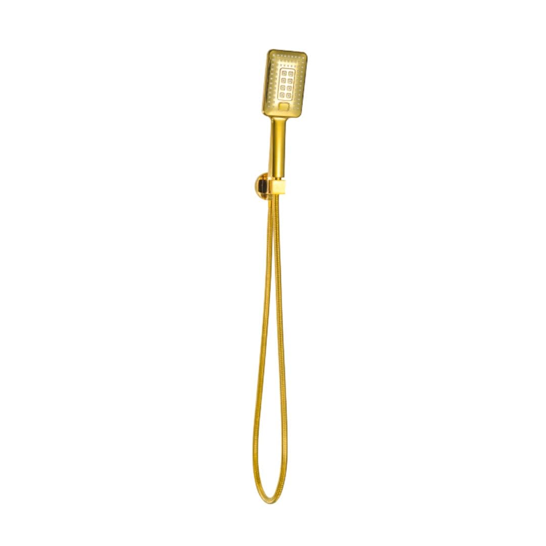 Mira GS S3520-2 Hand Shower with Flexible Hose 2-Piece Set, 150 cm Size, Gold