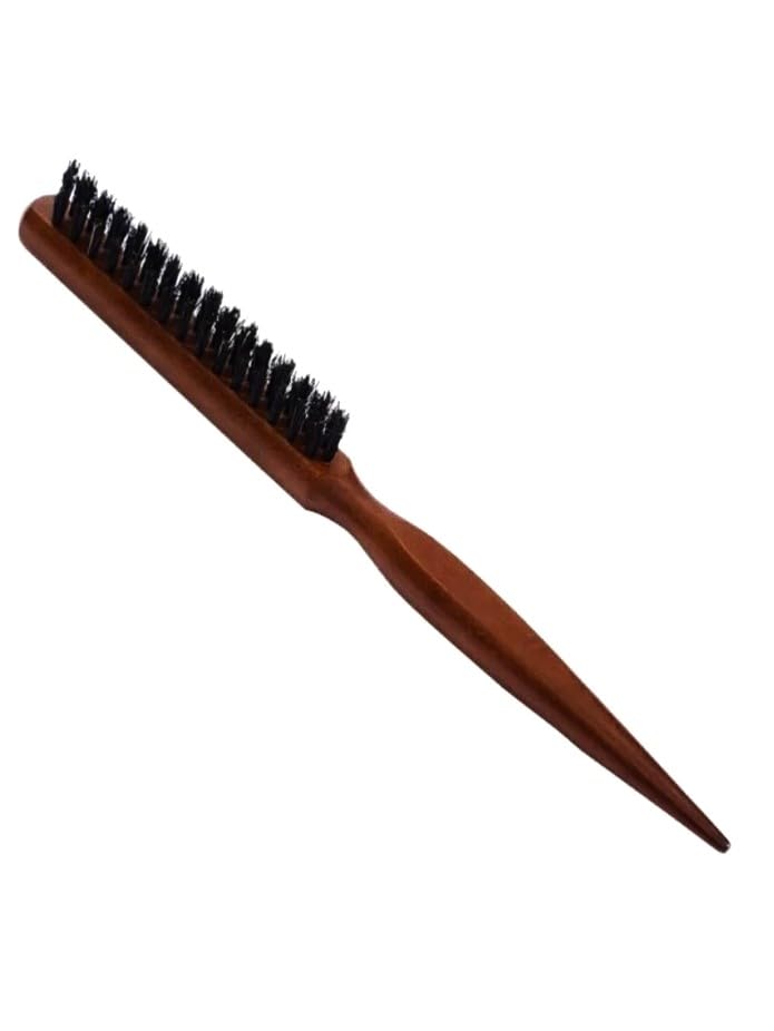 Hair Brush - For Baby Hair, Wooden Handle For Hair Styling Baby Hair, Beard Daily Hair Care, Brown