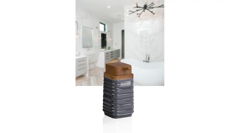 Okyanus Square Dispenser Luna (Wood), OKY-445-3-Multicolor