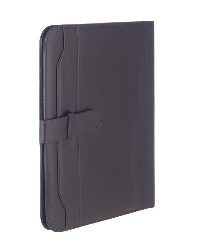 3A Portfolio Portfolio With Calculator And Card Holder With Leather Strap 34X25X2 CM - Brown C2502