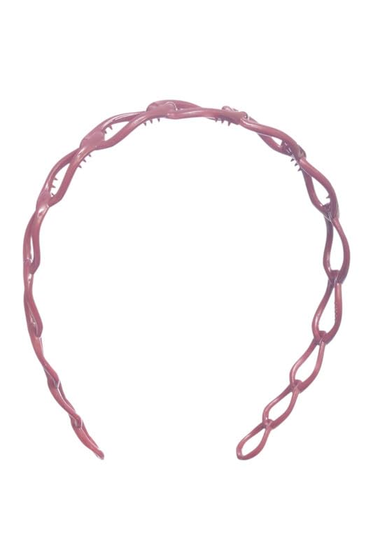 Daphane Plastic Wide Headband For Girls - Purple - 890