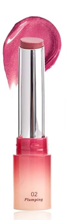 Lip GLOW JUM TINT SHINE LIPSTICK Balm -PLUMPING - Vegan Natural Lip Care Hydrating Moisturizer Lip Butter Balm Stick Private Label Glossy Lipstick (N2)