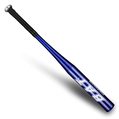32" 34'' Thicker Baseball Bat Aluminium Stick Bar Alloy Lightweight Bat Rubber Anti-Slip Grip for Outdoor Training Practice for Adult Teens Black Blue Red Silver For Choose (Blue, 30'')