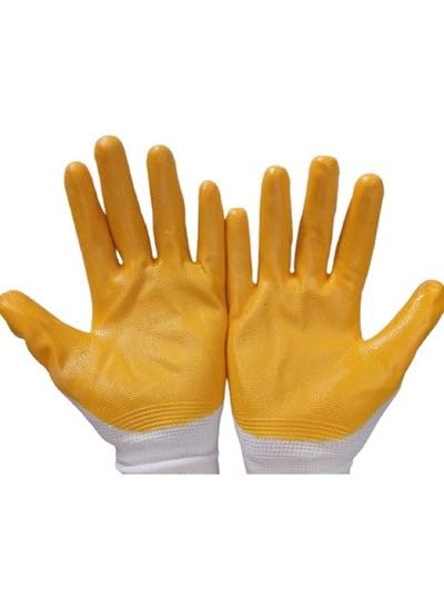 Protective Gloves White/Orange