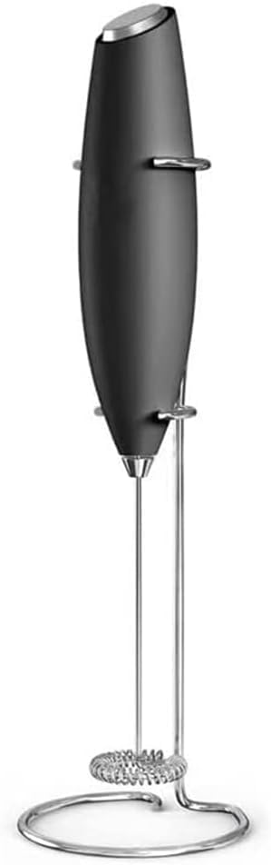 Double Whisk Milk Frother Handheld Mixer - High Powered Frother For Coffee With Improved Motor - Electric Whisk Drink Mixer For Cappuccino, Frappe, Matcha & More