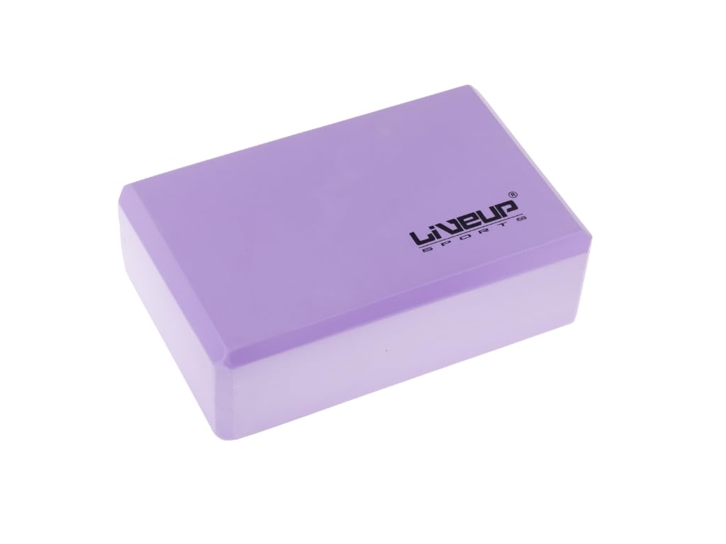 Sports Lavender Purple Yoga Block – High-Density EVA Foam, Lightweight, Waterproof, Eco-Friendly, Perfect for Yoga, Pilates, and Stretching Exercises