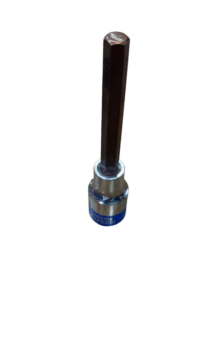 Square Bit 1/2" Allen 10mm Hexagon Length 80mm