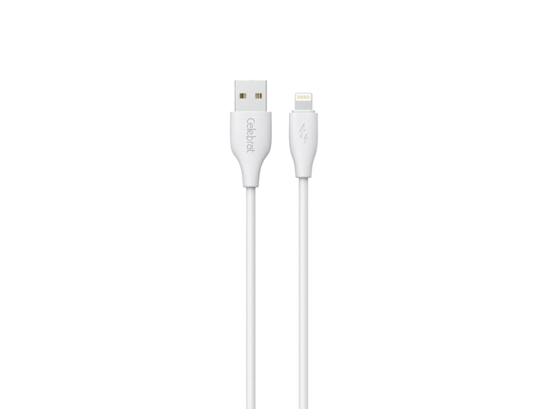 Celebrat CB-31 USB to Lightning 3A Fast Charging Cable 1M Luxury Design – White