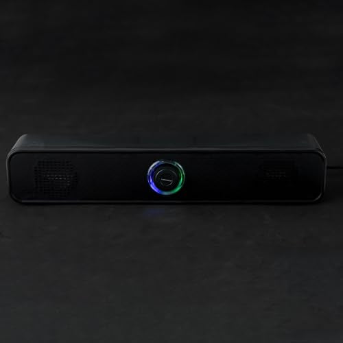 Computer Speaker soundbar Multimedia USB + 2.0 Jack Speaker - Mini Desktop Sub for PC - Multimedia Speaker for Computer Laptop Monitor,Tablets