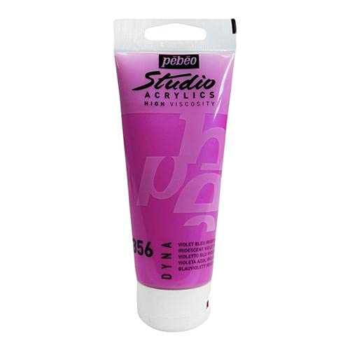 Pebeo High Viscosity Iridescent Violet Blue Studio Acrylic Paint