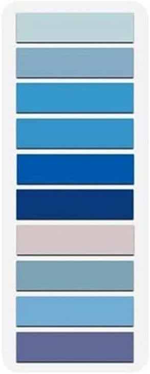200 Pcs Sticky Index Tabs, Page Markers Notes Tabs Writable and Repositionable Book Flags Tabs Strip Index Tabs for Page Marking Classify File Self-Stick Notes (Blue)