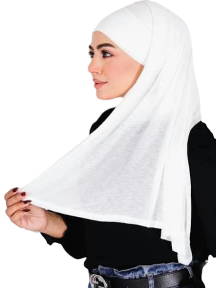 Luxury Islamic Hijab Kuwaiti Style For Women Kuwaiti Lycra Shawl Scarf Head Scarf Women Hijab Wrap (185x75cm)