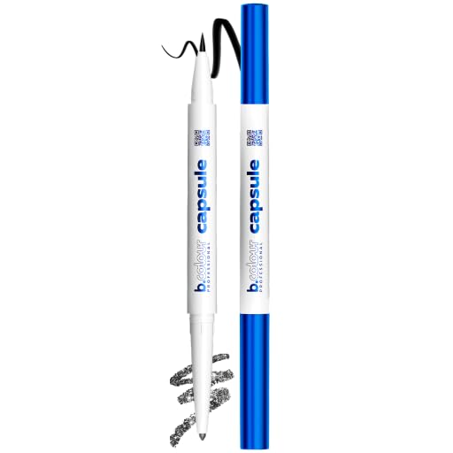 Shimmering eye pencil & liner 2in1 01 Back in black
