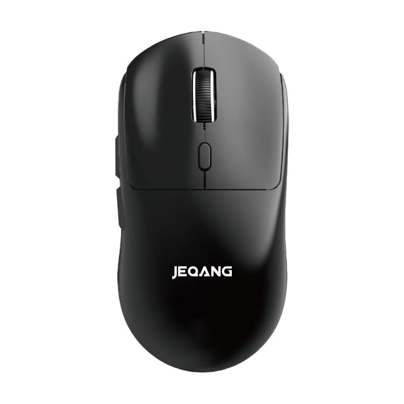 For JEQANG JW-D235 Rechargeable Tri-Mode Gaming Mouse (Bluetooth / 2.4G Wireless/Wired) - 64000 DPI /1000Hz – 70g Lightweight – 5 Million Clicks - Up to 60H - ON/Off Button (Black)