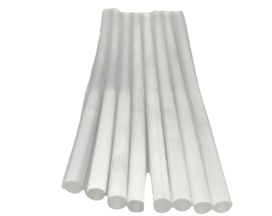 MySouqEg - Store - Glue Gun Sticks,Transparent Glue Sticks Glue Sticks Set (10mm Thin Glue Gun Wax) Finger glue, wax, silicone adhesive It is 20 cm long ((8 pcs))