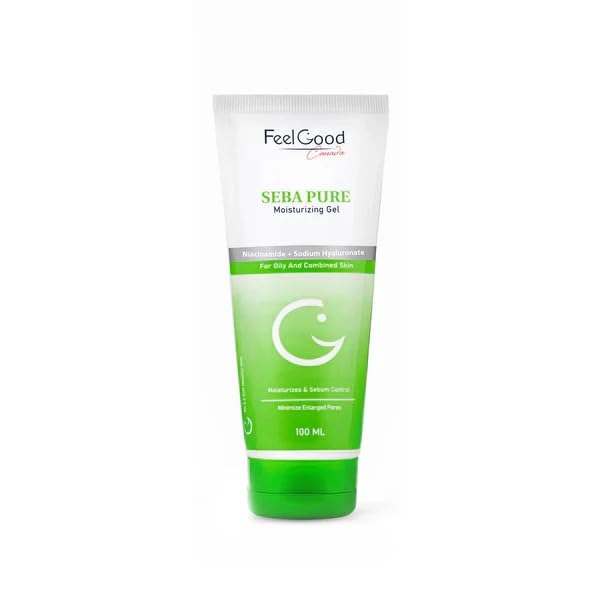 Feel Good Seba Pure Moisturizing Gel, Niacinamide & Sodium Hyaluronate, For Oily & Combination Skin, 100 ml